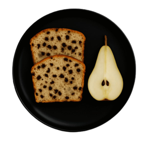 Cake Poire – Pépites de Chocolat Noir