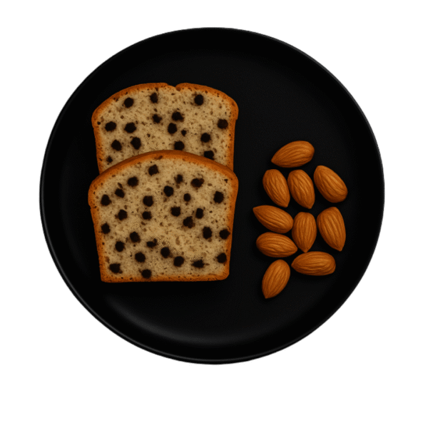 Cake Amande – Pépites de Chocolat Noir